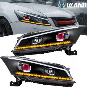 Demon Eyes Headlights For 2008-2012 Honda Accord Sedan