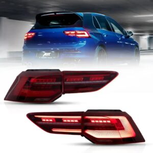 Tail Lights for Golf MK8 Hatchback With Sequential Turn Signals