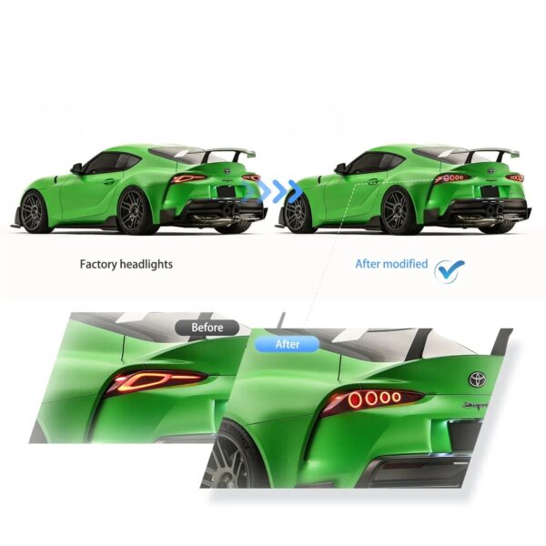 Taillights For 2018-24 Toyota GR Supra MK5 A90/A91 - Image 3