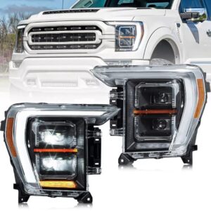 Headlights Front Lamps For 2021 - 023 Ford F-150