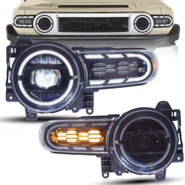 Headlights For Toyota FJ CRUISER 2007 - 2017