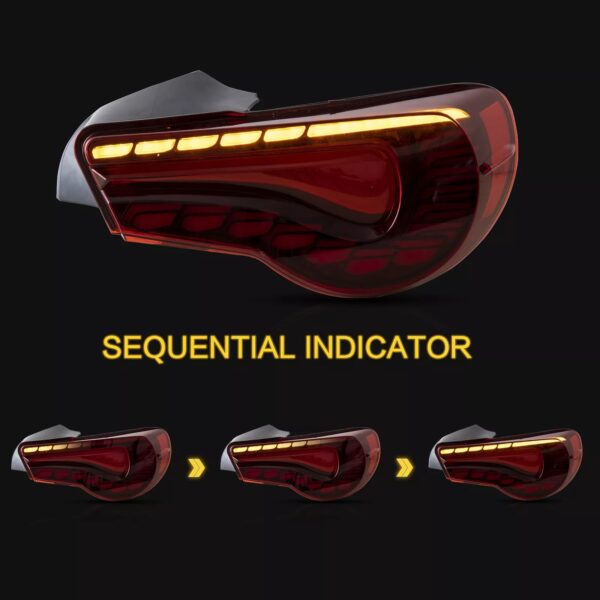 Dragon Scale Toyota 86 / Subaru BRZ tail lights 2012 - 2020 - Image 3