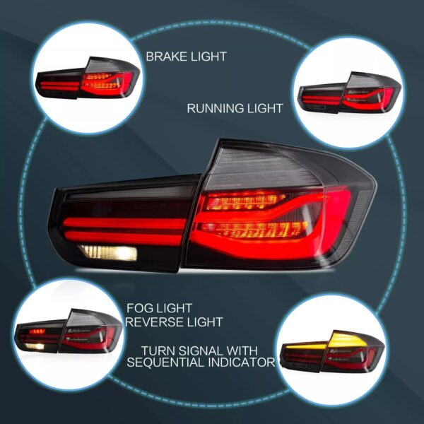 Tail Lights For BMW 3 Series F30 2012 - 2018 - Image 8
