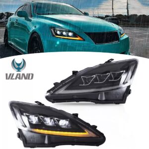 Headlights for 2006-2012 Lexus IS250 I250C IS350 IS350C IS220d ISF