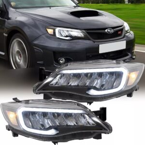 Headlights For Subaru WRX Impreza 2008 - 2013