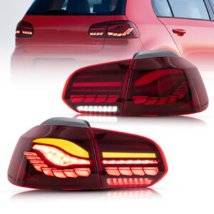 Tail Lights For 2010 - 2014 Volkswagen Golf 6 MK6 VW