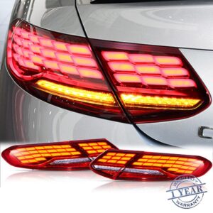Tail lights For Mercedes Benz C Class 2016-2021 with Start up Animation