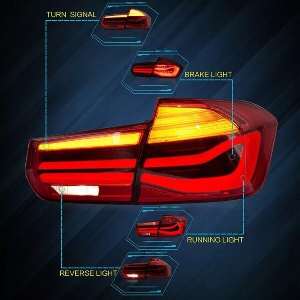 Tail Lights For BMW 3 Series F30 2012 - 2018 - Image 5