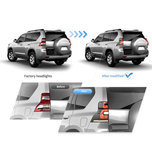 Toyota Landcruiser Prado 150 Tail Lights 2009 - 2017 - Image 7