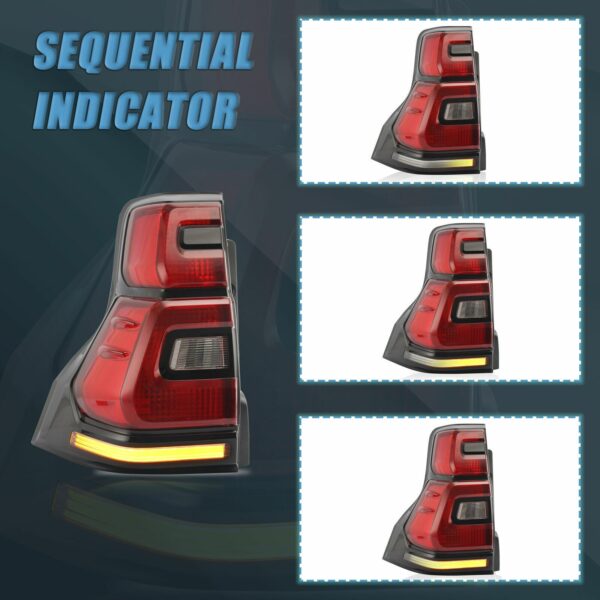 Toyota Landcruiser Prado 150 Tail Lights 2009 - 2017 - Image 4