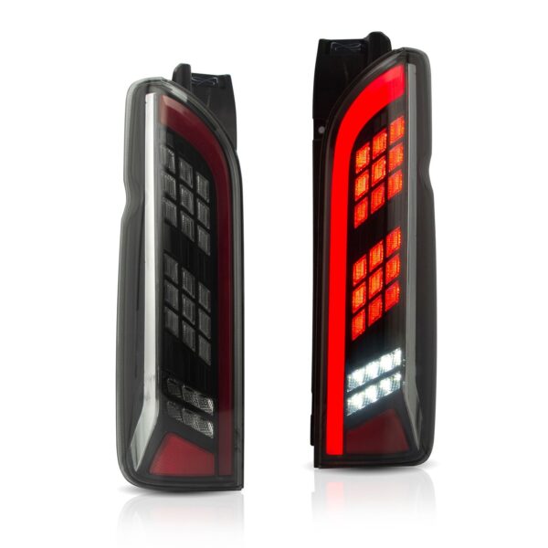 Tail Lights SMOKED For Toyota Hiace 2005 - 2018 - Image 5