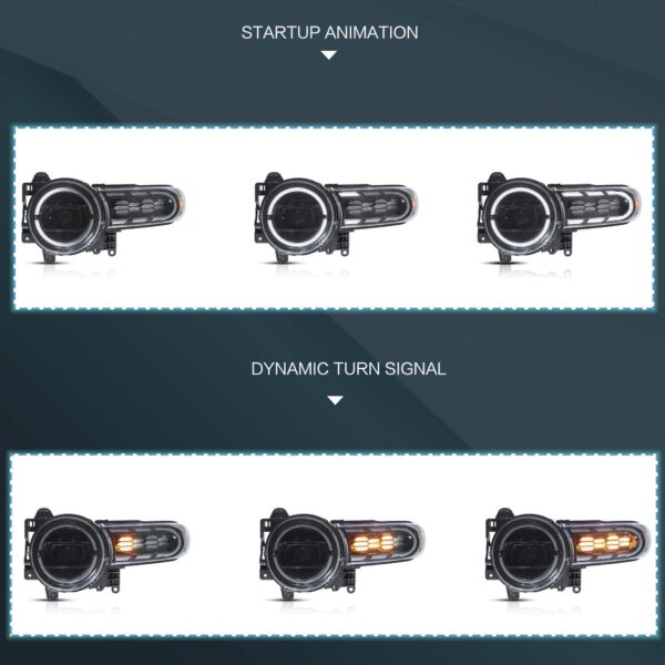 Headlights For Toyota FJ CRUISER 2007 - 2017 - Image 7