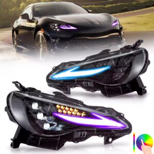 3Projector Headlights For 2012-20 Toyota 86 Subaru BRZ W/RGB DRL
