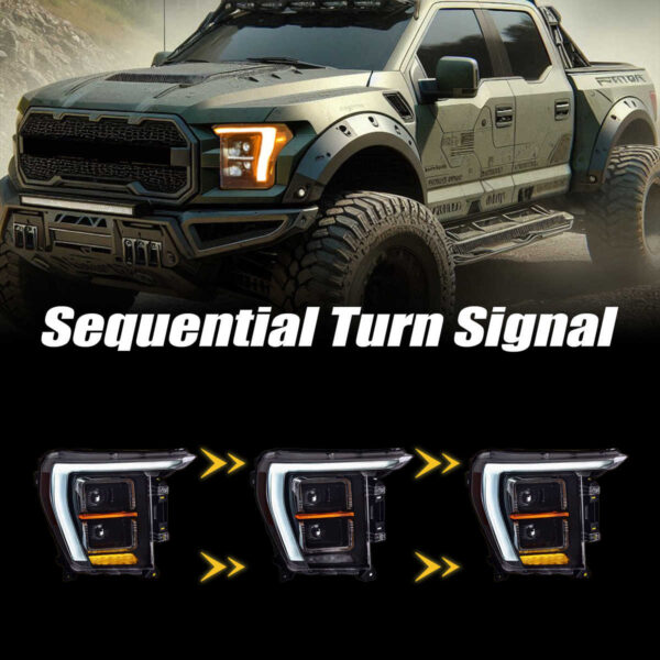 Headlights for Ford F150 Raptor 2021-23 - Image 6