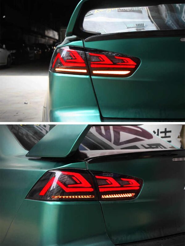 Tail Lights For Mitsubishi Lancer 2008 - 2020 With Dynamic Animation - Image 3