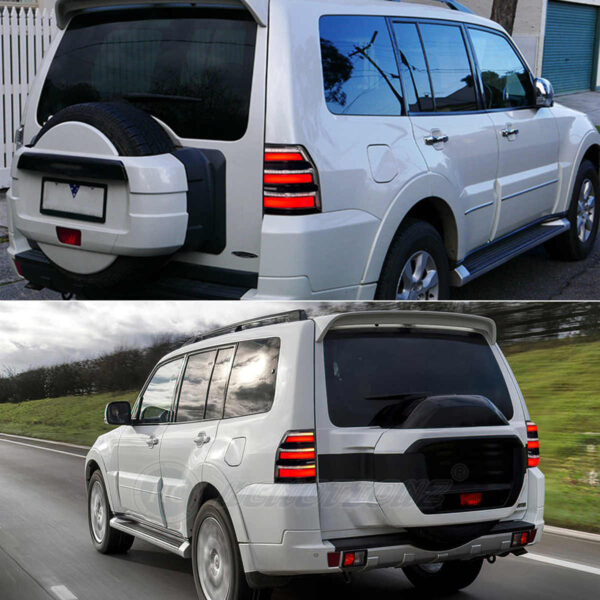 Tail Lights for Mitsubishi 2006-2021 Pajero V93/V97 with DRL Start-up Animation - Image 4