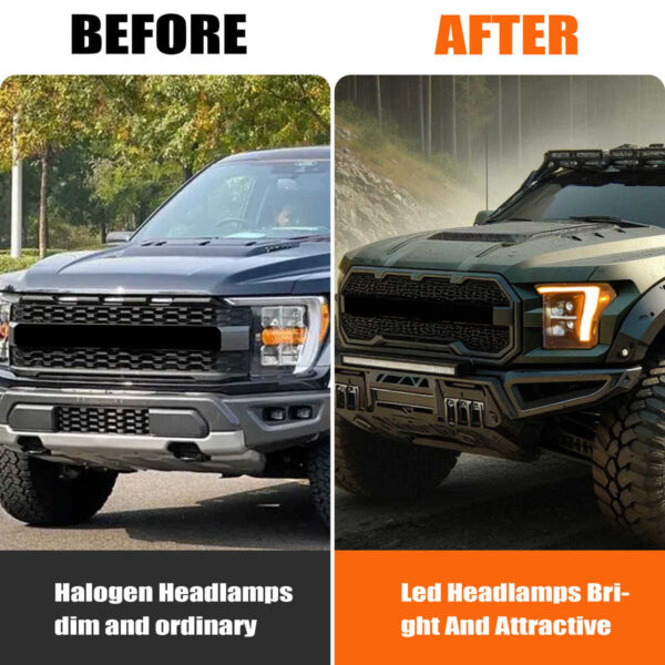 Headlights for Ford F150 Raptor 2021-23 - Image 5