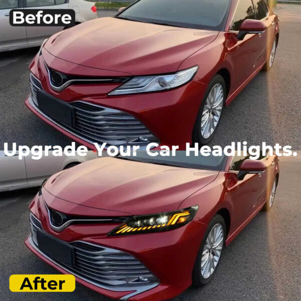 Headlights for 2018-2022 Toyota Camry XV70/SE/LE/XSE/XLE - Image 5