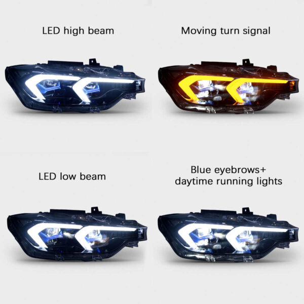 Headlight for BMW F30/F35/F80 3-Series 2013-2018 - Image 4