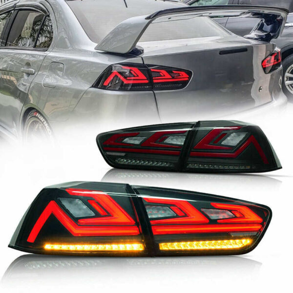Tail Lights For Mitsubishi Lancer 2008 - 2020 With Dynamic Animation