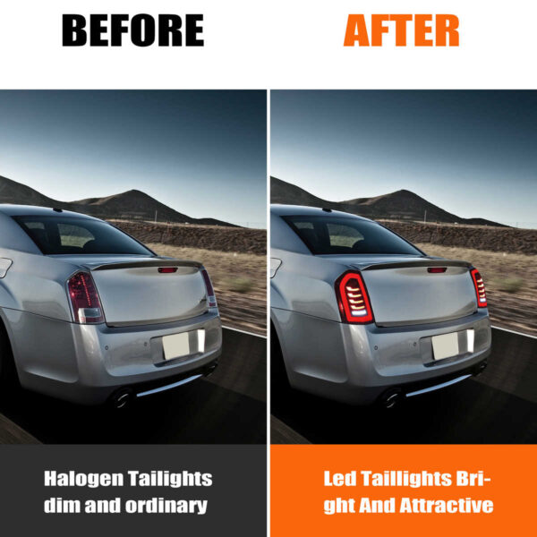 Tail lights For Chrysler 2011-2014 Plug-and-Play - Image 3