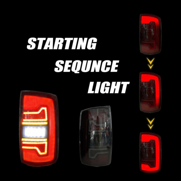 Tail lights for RAM 1500/2500/2002-2006 Dodge Truck 2007 - 2008 - Image 6