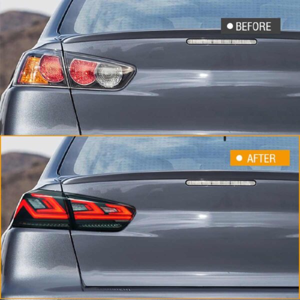 Tail Lights For Mitsubishi Lancer 2008 - 2020 With Dynamic Animation - Image 6