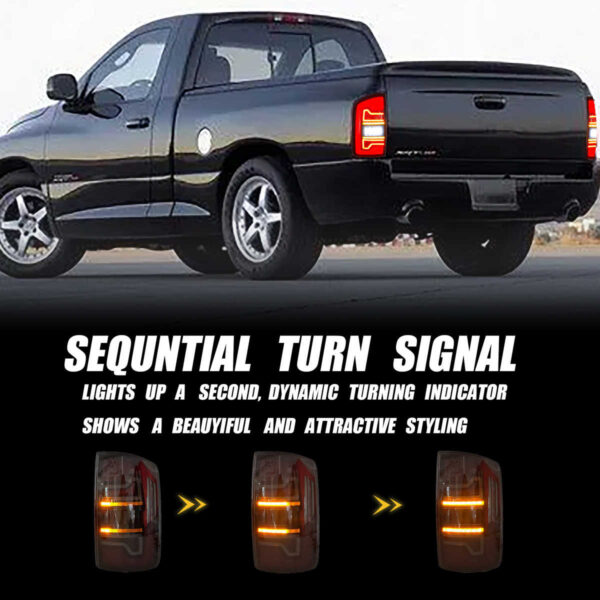 Tail lights for RAM 1500/2500/2002-2006 Dodge Truck 2007 - 2008 - Image 4