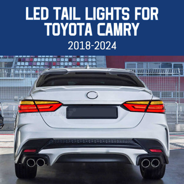 LED Taillights for Toyota Camry 2018-2024 Car DRL Start up Animation - Image 5