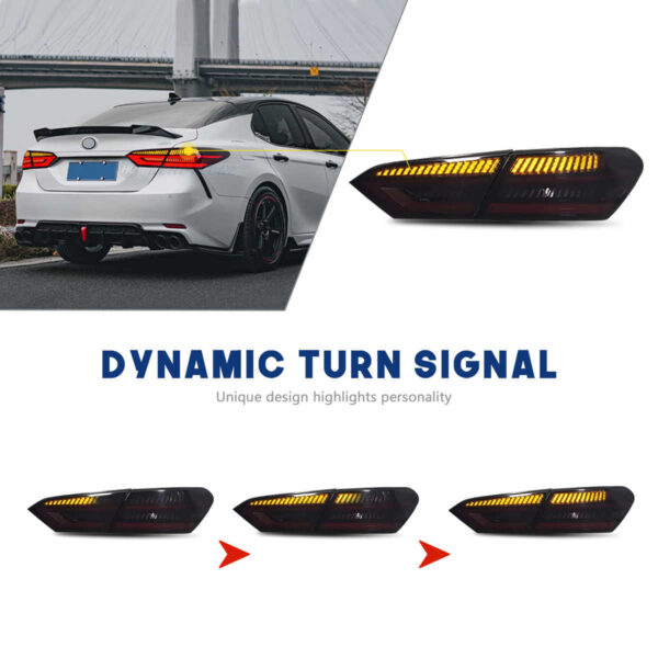 LED Taillights for Toyota Camry 2018-2024 Car DRL Start up Animation - Image 6