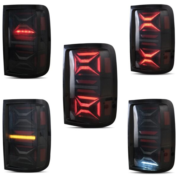 Smoked Tail lights for 10-22 Volkswagen Amarok With Dynamic Welcome Lighting - Image 2