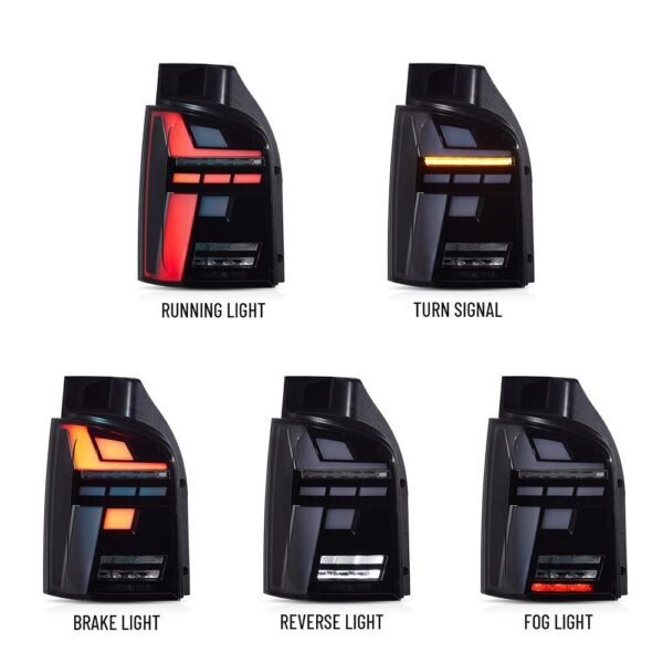 Tail Lights For 2010-2014 VW Multivan T5 - Image 2
