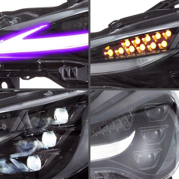 3Projector Headlights For 2012-20 Toyota 86 Subaru BRZ W/RGB DRL - Image 8