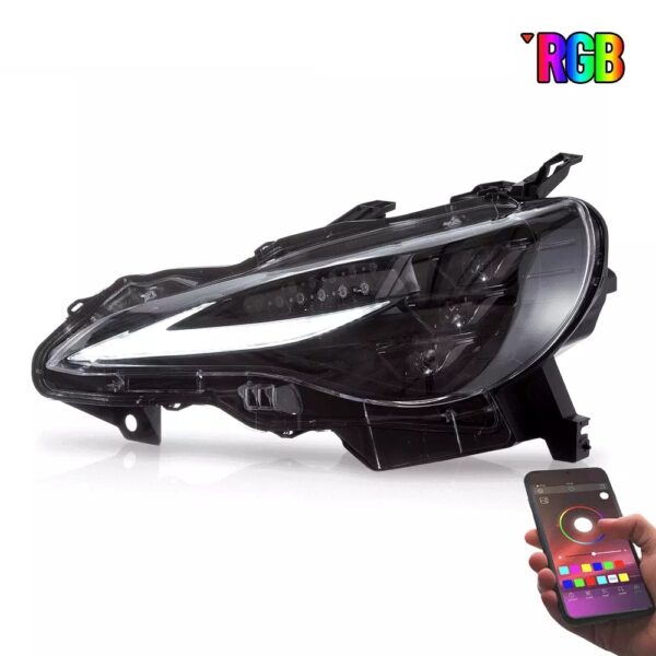 3Projector Headlights For 2012-20 Toyota 86 Subaru BRZ W/RGB DRL - Image 7