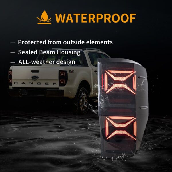 VLAND Tail Lights LED For Ford Ranger PX MKII Base XL 2012-2018 With Sequential - Image 16