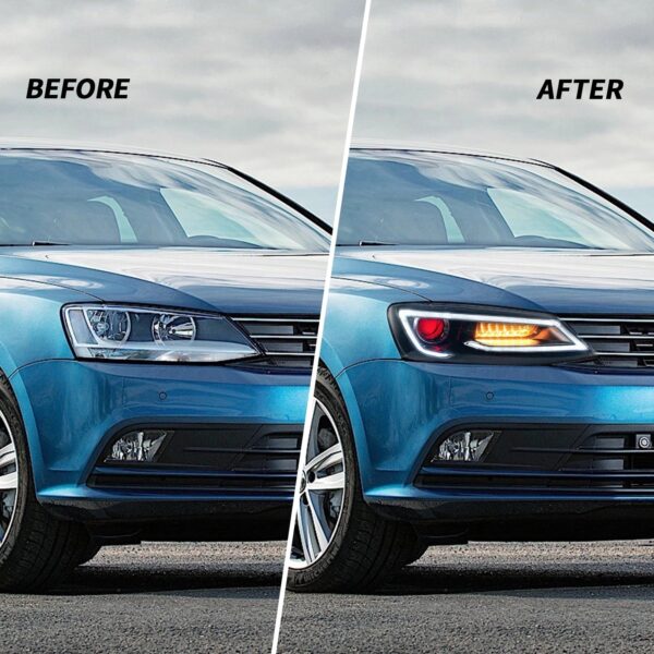 VLAND LED Headlights For 2011-2018 VW Jetta MK6 - Image 16
