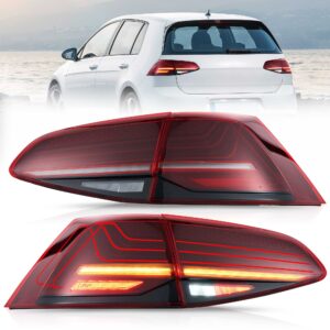 Lazer Tail Lights For Volkswagen vw Golf MK 7 7.5 2014 - 2020